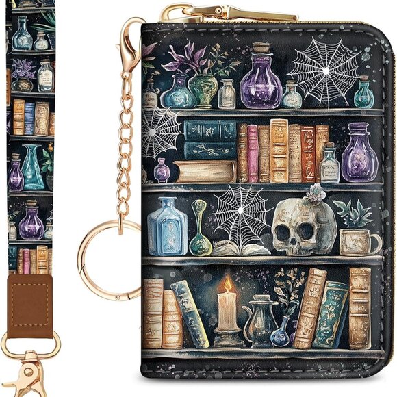 Leather Credit Card Holder RFID Wallet Small Card Holder Wallet for Women - Picture 1 of 6